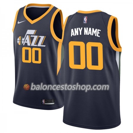 Camiseta Hombre NBA Utah Jazz Personalizadas Nike 2017-18 Navy Swingman